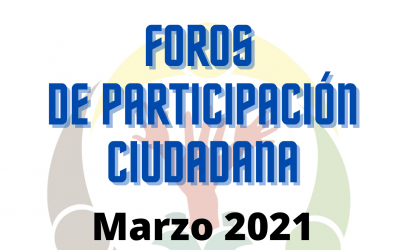 FOROS DE PARTICIPACIÓN CIUDADANA