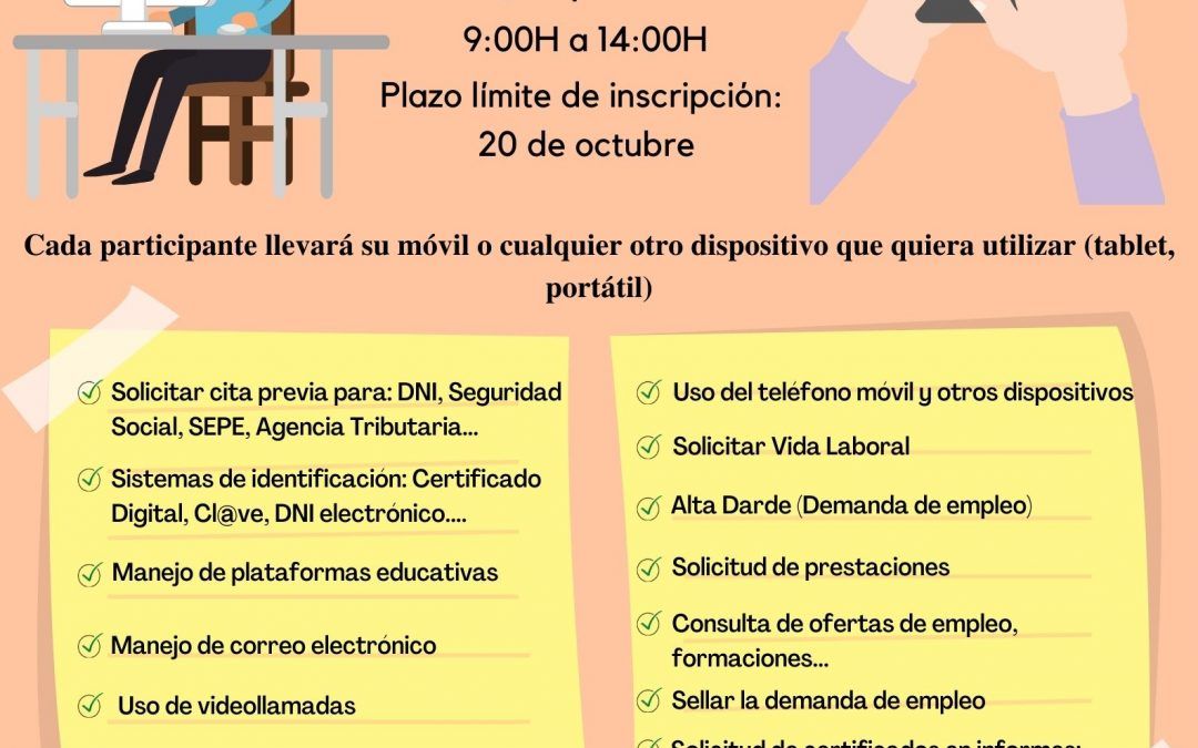 TALLER FORMATIVO «ALFABETIZACIÓN DIGITAL» EN LIÉTOR
