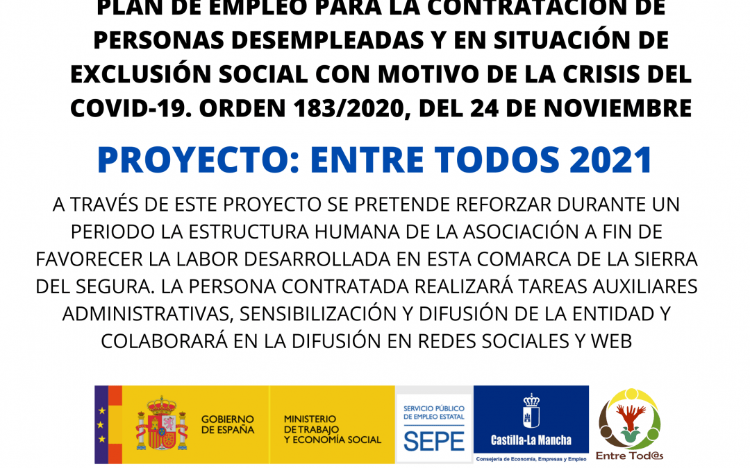 AMPLIAMOS EL EQUIPO DE LA ASOCIACIÓN ENTRE TODOS