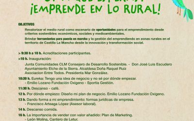 TALLER FORMATIVO «¿Y A QUÉ ESPERAS? ¡EMPRENDE EN LO RURAL!»