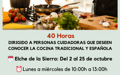 TALLER FORMATIVO «COCINEANDO» EN ELCHE DE LA SIERRA